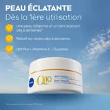 Crème Jour Visage Anti-rides Activateur d'Eclat Q10 Vitamine C Extrait de Guarana Spf15 NIVEA