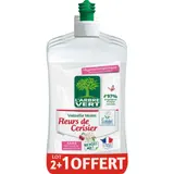 Liquide Vaisselle Fleurs de Cerisier Hypoallergénique Ecolabel L'ARBRE VERT