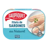 Filets Sardines au Naturel SAUPIQUET 70g