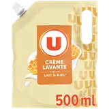 Crème lavante mains lait & miel U recharge 500mL