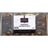 Monoprix Gourmet Mendiants Aux Fruits Secs, Chocolats Noir et au Lait 220g