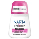 Narta Déodorant Bille Protection 5 Anti-Transpirant Sans Alcool Efficacité 72H Fraîcheur Propre, 50ml