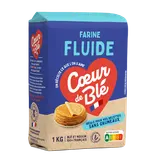 Farine de blé fluide COEUR DE BLE, sachet 1kg