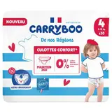 Couches culotte ultra absorbantes T4/ 7-18 kg, Carryboo de Nos Régions (30 couches)