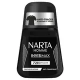 Narta Homme Déodorant Bille pour Homme InvisiMax 72H Fraîcheur Intense, 50ml