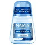 Narta Homme Déodorant Bille pour Homme Nord-Extrême 72H Fraîcheur Polaire au Cryo-Menthol, 50ml