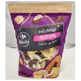 Fruits Secs Mélange Tropical Source de Fibres CARREFOUR LE MARCHE