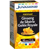 Ginseng de Sibérie+gelée royale JUVAMINE, gélules x30
