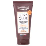 EVOLUDERM For Men Soin visage hydratant énergisant à la vitamine C et extrait de ginseng