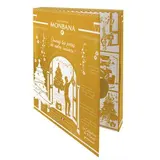 Chocolaterie Monbana Calendrier de l'avent au chocolat gourmand, 250g