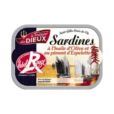 Sardines nos sardinières ont du coeur LE TRESOR DES DIEUX, 1/6, 115g