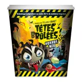 TÊTES BRÛLÉES Horror Mix Assortiment de bonbons saveur cola, pomme framboise et fraise