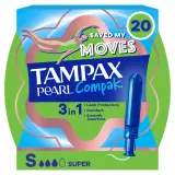 TAMPAX Pearl Compak Tampons avec applicateur Super 3en1