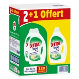 Lessive liquide total 4en1 savon de marseille et aloe vera X-TRA
