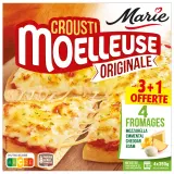 MARIE Pizza crouti moelleuse originale 4 fromages