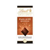 Lindt Excellence Pailleté Dentelle Noir Croustillant 100g