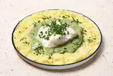 Merlu, écrasé de pomme de terre & crème de coriandre, Frichti (388 g)