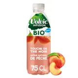 Eau Plate Aromatisée Infusion Thé Noir Pêche Bio Infusion VOLVIC
