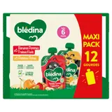 Compotes Bananes Pommes Fraises Kiwis Pommes Poires BLEDINA