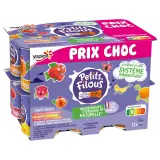 YOPLAIT Petits suisses aromatisés aux fruits mixés