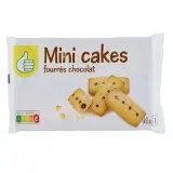 POUCE Mini cakes fourrés au chocolat