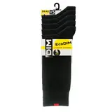 Dim 5 Paires de mi-chaussettes noires EcoDim, Taille 39/42