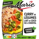 MARIE Curry de légumes lait de coco et riz à l'oriental
