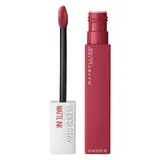 Maybelline Rouge à lèvres Mat longue tenue Teinte Ruler (80) Superstay Matte Ink, 1 rouge à levre