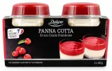 Deluxe Panna cotta et son coulis de framboise