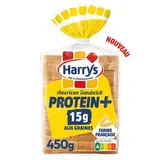 Harrys Protein+ Pain de Mie American Sandwich, 14 tranches - 450g