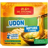 DEZHUANG Nouilles udon précuites prêtes en 2 minutes sans conservateur ni colorant