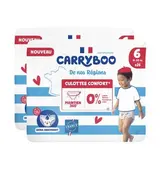 Lot de 2 Couches culotte ultra absorbantes T6/16-30 kg, Carryboo de Nos Régions (52 couches)