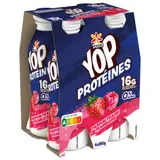 Yaourt à Boire Yop Protéines Parfum Fraise Framboise YOPLAIT