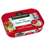 Sardines à la sauce tomate et basilic sans huile - CONNÉTABLE - 115g