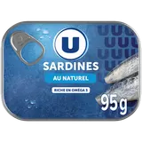 Sardines au naturel, boîte 1/5 135g