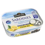 Sardines marinade au citron bio sans huile -30% de sel - CONNÉTABLE -135g