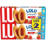 Biscuits à la fraise La Barquette Lulu LU, 2 paquets de 120g