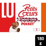 Biscuits céréaliers Chocolat croc, Petits Coeurs, LU, 180g