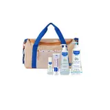 Coffret Soin Bébé Sac de Maternité Gel Lavant Doux Eau Nettoyante Crème Change Lait Corps MUSTELA