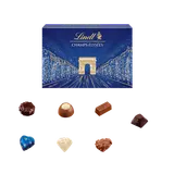 Boîte d'assortiment Chocolat lait, noir, blanc LINDT CHAMPS-ELYSEES -182g - 17 Bouchées