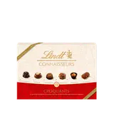 Boite d'assortiment Chocolat lait, noir Croquants LINDT CONNAISSEURS -405g