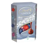 Cornet de boules assortment chocolat lait,noir,caramel LINDT LINDOR -337g