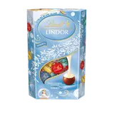 Cornet de boules assortiment chocolat lait, blanc, coco LINDT LINDOR -337g