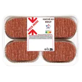Steak haché protéiné, Prix Mini, France, barquette, 4 pièces, 400g