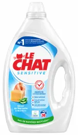 Le Chat Sensitive lessive liquide savon de Marseille et aloe vera