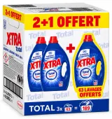 X-TRA Lessive liquide Tout en 1 (2+1 offert, 189 lavages)