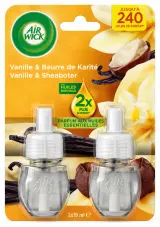 Air Wick recharges diffuseur huiles essentielles vanille et beurre de karité