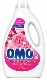 OMO Lessive liquide Rosir de plaisir ou Jasmin fleur de coton