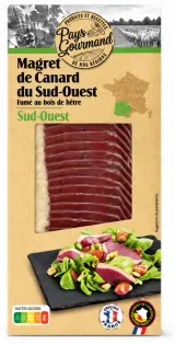 Pays Gourmand Magret de canard du Sud-Ouest fumé au bois de hêtre