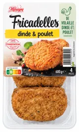 Le Marsigny Fricadelles de volaille dinde et poulet